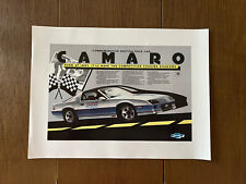 1982 Chevrolet Camaro Z28 Indy 500 Pace Car Poster Commemorative Edition PaceCar picture