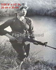 WW2 Picture Photo guerrilla woman in vietnam 6047 8x10in picture