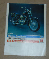 1972 AMF  Harley Davidson Brochure Motorcycles & Accessories picture