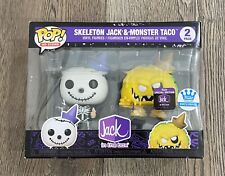 Funko Pop Ad Icons - Jack In The Box: Skeleton Jack & Monster Taco 2 Pack READ picture