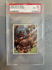 1950 Bowman Gum, Wild Man, #50, PSA 6 EXTREMELY NICE CARD HIGH NUMBER l picture