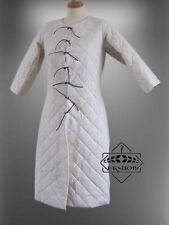 Medieval Gambeson For Sca,  White Knight Gambeson  ,  For LARP Medieval Events| picture