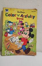 Walt Disney's Color 'n' Activity Book 97 pages 46 used + Color and Learn 23 page picture
