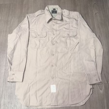 Regulation US Army Officers Shirt Vintage Sz XL Light Wear Khaki Twill Militaria picture