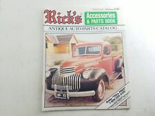 Rick's Accessories And Parts Book Catalog Number 786 Antique Auto Parts Catalog picture