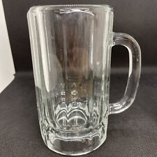 Vintage Libbey 16oz Heavy Glass Beer Mug Root Beer Float 10 Panel picture