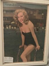 Marilyn Monroe vintage 1949 newspaper cover picture