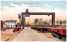 LaPorte Indiana Rumely Electric Loading Crane Railroad Car Std Sz Postcard Repro picture