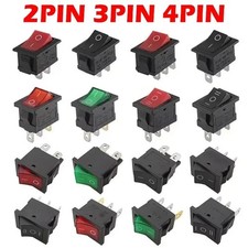 KCD1 Rocker Switch ON OFF SPST 2 Pin 250V 6A picture