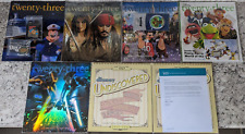Disney D23 Club 2010 2011 Magazine Lot with Extras - Pins Patches Calendars picture
