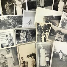 Vintage Black and White Photo Lot of 20 Women Large Obese Overweight Snapshots picture
