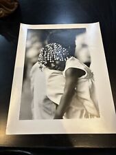 1970 Press Photo African American Father Arm Embrace Daughter 11” X 14” picture