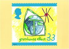 The Green Issue, The Greenhouse Effect, Stamp By Warren Royal Mail Postcard picture