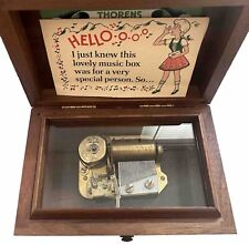 Vintage Thorens Swiss AL Music Box Annie’s Song by John Denvers Works (See DESC) picture