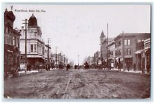 1908 Front Street Exterior Building Baker City Oregon Vintage Antique Postcard picture