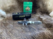 2012 Puma 21  2330 Jagdmesser II Stag Knife From Solingen, Germany  Mint + Box picture