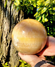 Solar power of the central goddess, ball 9kg, calcite sphere picture