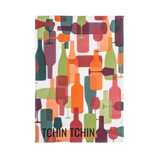 Coucke French Cotton Towel Tchin Tchin 20 Inches 30 Inches Multi Colored 100 picture