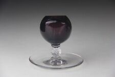 Vintage Amethyst Purple Glass Match/Toothpick Holder Possible by Cambridge picture