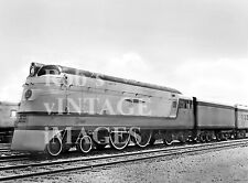 1935 Milwaukee Road Hiawatha Photo Atlantic Steam Locomotive 102 CMSP  Art Deco picture