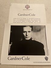 1991 Press 8x10 Photo Entertainer Gardner Cole Promotional Rare picture