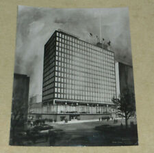 1960 Press Photo Royal Automobile Club Of Victoria New Building Concept Art picture