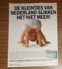 Rare Advertising DAROCET Paracetamol Suppository for Toddlers 1994 picture