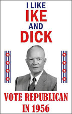 Dwight D. Eisenhower Campaign Poster 1956 - 11X17 President Reprint picture