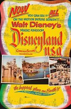 Disneyland USA Movie Walt Disney Happiest Place on Earth Restored Poster picture