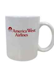 America West Airlines Logo Souvenir US Air Travel Pilot Coffee Mug Tea Cup  picture