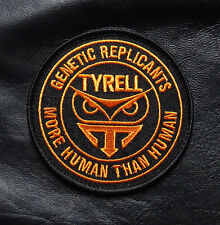 BLADE RUNNER TYRELL GENETIC REPLICANT MORE THAN HUMAN HOOK 3.5 inch PATCH picture