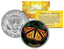 MONARCH BUTTERFLY JFK Kennedy Half Dollar US Colorized Coin picture