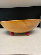 Vintage Munising Footed Dough Bowl picture