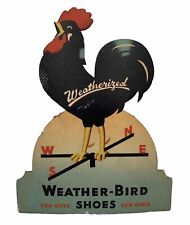 Weatherbird Weather-bird Shoes Cardboard Countertop Advertising Wood Easel picture