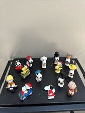 11 Vtg Peanuts Porcelain 1960’s United Feature Japan Xmas Ornaments Snoopy Rare picture