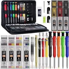 Nicpro 31 Pack Carpenter Pencil Set with Sharpener, Mechanical Carpenter picture
