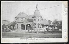 Somerville, New Jersey Train Station, Very Early Postcard, Used in 1906 picture