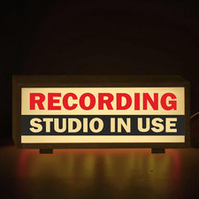 LED Recording Studio Retro Sign Soundproof Room Light Box Recording Studio picture