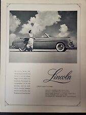 Lincoln Automobile 1948 Print Ad Du Magazine Swiss Ford Motor Convertible German picture