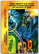 1995 Marvel Overpower CCG #BD Apocalypse - Genetic Engineering  picture