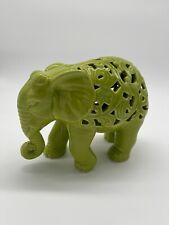 Green Bohemian Style Ceramic Elephant  picture