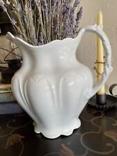Antique Johnson Brothers Royal Ironstone China Ironstone Pitcher, Antique White picture