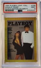 1995 Playboy Celebrity Edition Donald Trump Rookie Card Psa 9 POPULATION OF ONE picture
