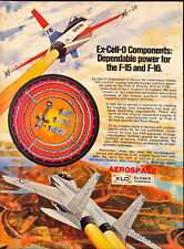 1976 Ex-Cell-O Corp F-15 F16 Engine Compressor Blades Vintage Print Ad picture