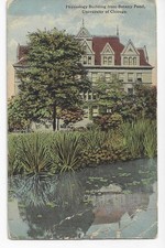 Physiology Building Botany Pond University of Chicago IL 1915 Postcard picture