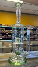 Tsunami 14″ Thick Glass Water Pipe Hookah bong picture