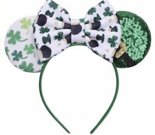 St. Patricks Day Ears, St Pattys Day Minnie Ears, St Patricks Day HANDMADE picture