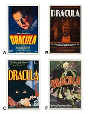 DRACULA 1931 Horror Movie Posters SET OF 4 Premium Prints 19x12.5 STYLE A,B,C,F picture