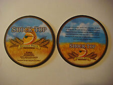 2007 Beer Coaster ~ Anheuser Busch SHOCK TOP Belgian White Ale ~ 2006 Gold Medal picture