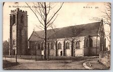 England Leeds St Matthew's Church Chapeltown Vintage Postcard POSTED picture